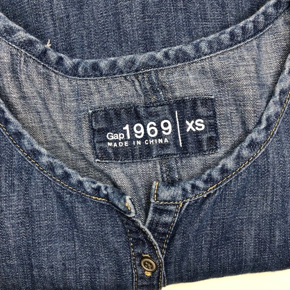 GAP 1969 Denim Shift Dress | XS - Picture 11 of 11